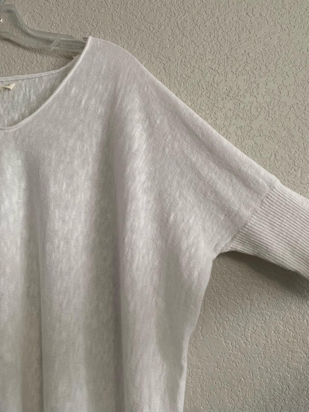 Eileen Fisher Sweater Womens L Linen Oversized Lightweight Semi Sheer Lagenlook - Picture 6 of 16
